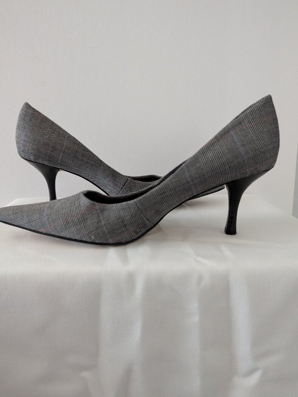 Nine West Plaid Heels Women's Size 7M